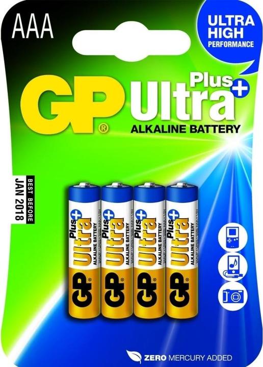 GP Batteries UltraPlus (4 Stk., AAA, 1500 mAh)
