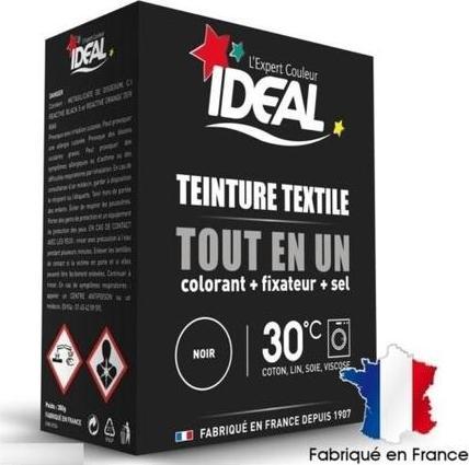 Ideal All in One barwnik do ubrań Czarny 350g (Noir)