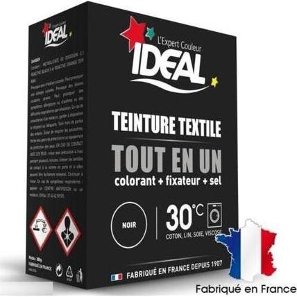 Ideal, Tinta, All in One barwnik do ubrań Czarny 350g (Nero)