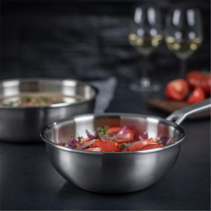 Image du produit Kuhn Rikon CULINARY FIVEPLY Sauteuse sans revêtement Ø 16 cm (16 cm, Casserole à manche, Acier inoxydable)