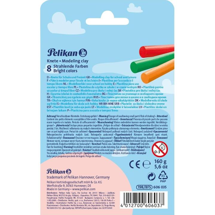 Etichetta energetica Pelikan Argilla da modellare per bambini Creaplast, scatola pieghevole