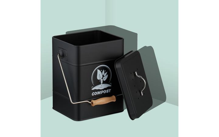 Produktbild Relaxdays Komposteimer mit Geruchsfilter 6 Liter (6 l)
