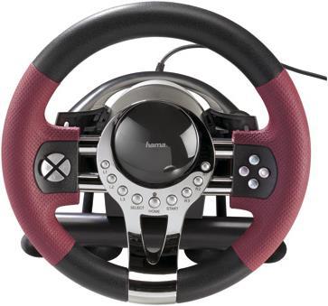 Actual product image Hama Racing Wheel Thunder V5 for PS3 (PS3, PC)