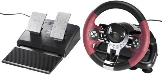 Actual product image Hama Racing Wheel Thunder V5 for PS3 (PS3, PC)
