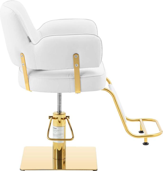 Produktbild Physa Friseurstuhl mit Fussstütze höhenverstellbar Barber-Stuhl 200 kg Ossett White
