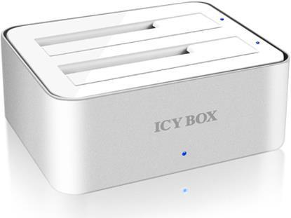 Produktbild Icy Box IB-120StU3-Wh USB 3.0 Dockingstation für 2,5"/3,5"