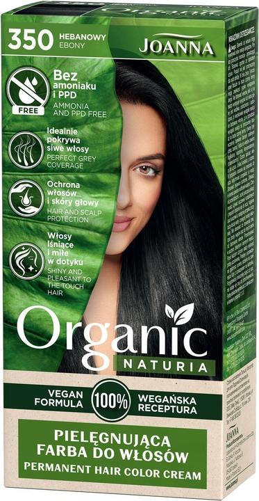 Image du produit Joanna Naturia Organic caring hair color without ammonia and PPD 350 Ebony Ebony (350 Ebony)