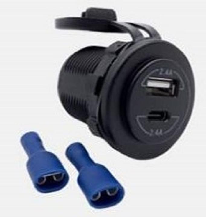 Image du produit Synkra Prise-USB double avec capot