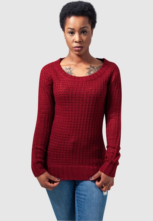 Actual product image Urban Classics Ladies Long Wideneck Sweater (XL)