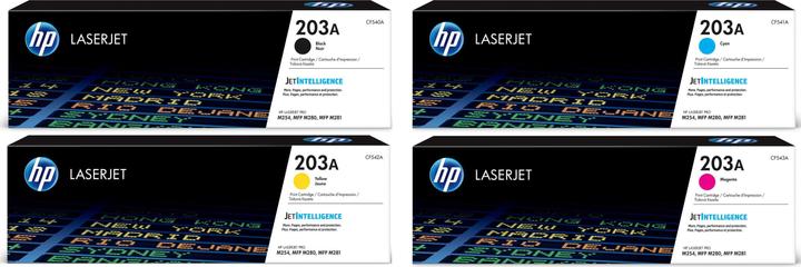 Image du produit HP CF540A-CF543A Kit arc-en-ciel (C, CF, M, Y)