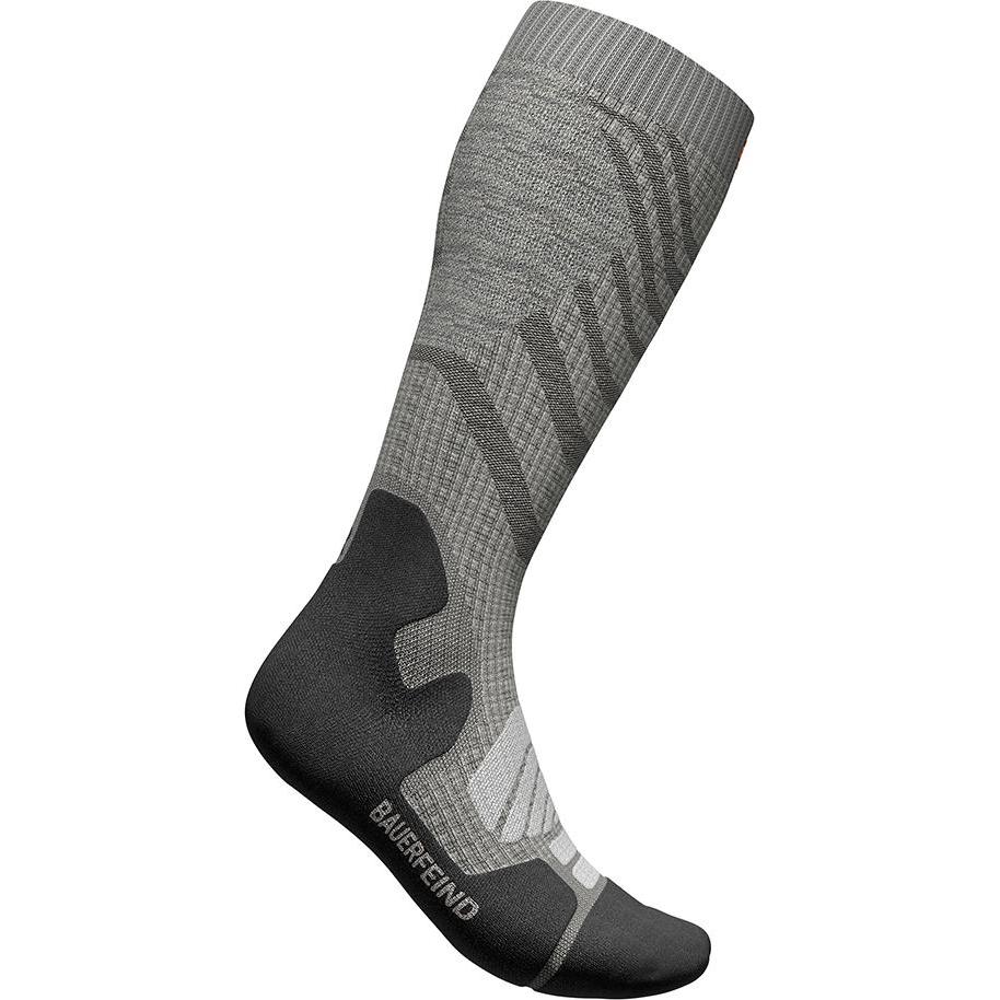 Bauerfeind, Damen, Sportsocken, Outdoor Merino Compression Socks Women (39 - 42), Grau