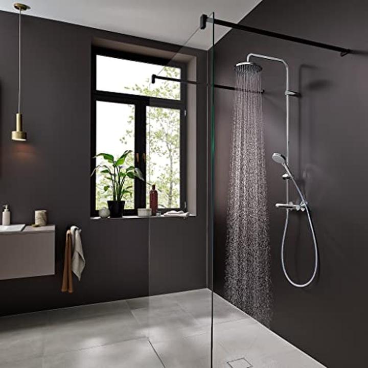 Produktbild hansgrohe Vernis Blend Duschsystem 200 1 Strahlart wassersparend mit Thermostat