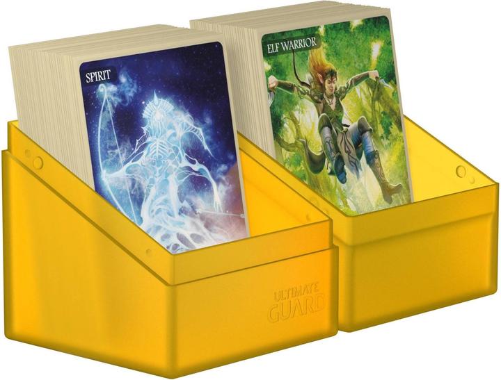 Image du produit Ultimate Guard UGD010690 - Boîte à cartes Boulder - 100+ cartes, taille standard, ambre