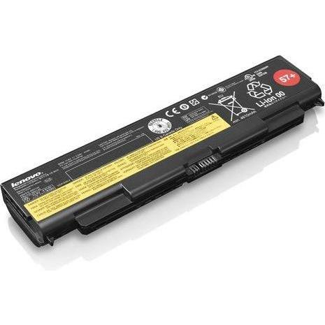 Lenovo ThinkPad Battery 57+ (6 Zellen, 5200 mAh), Notebook Akku, Schwarz