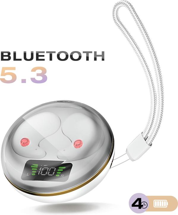 Produktbild Avizar Schlafkopfhörer BT extra flach mit LED Case (4 h, Kabellos)