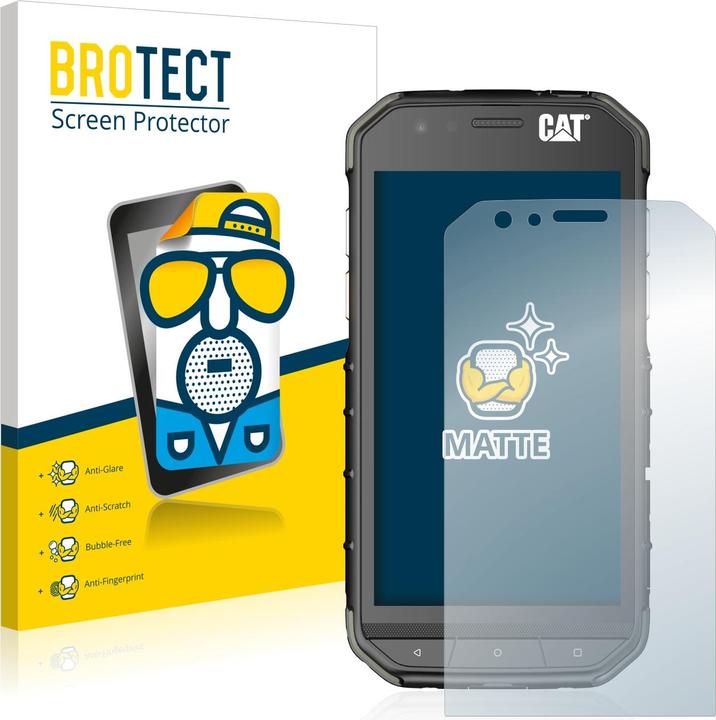 Actual product image BROTECT Anti-glare screen protector matt (2 Piece, CAT S31)