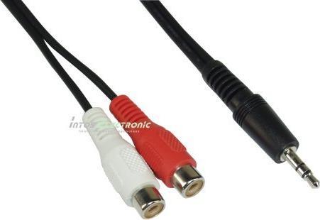 Actual product image Snooper Reverse jack adapter 3.5 mm to RCA jack S7/S8/DB85 (2 m, Cinch, 3.5mm jack (AUX))