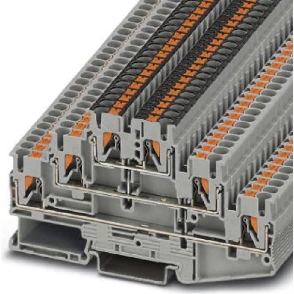 Phoenix Contact Reihenklemme PIT 2,5-3PV, Elektronikkabel + Stecker, Grau