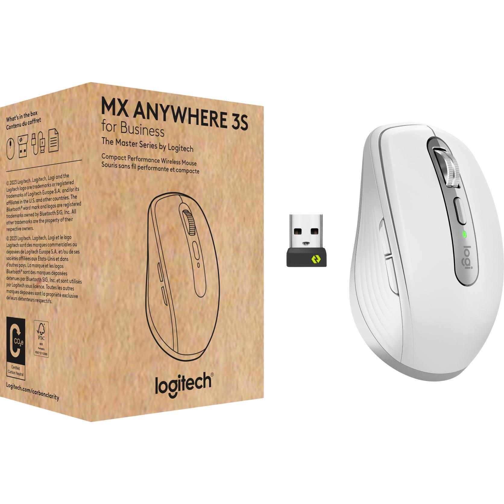 Logitech MX Anywhere 3s for Business (Senza fili), Mouse, Grigio