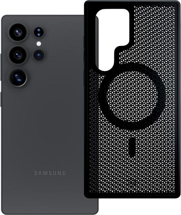 Actual product image 3MK COOLing MagCase for Samsung Galaxy S25 Ultra - Black (Samsung Galaxy S25 Ultra)