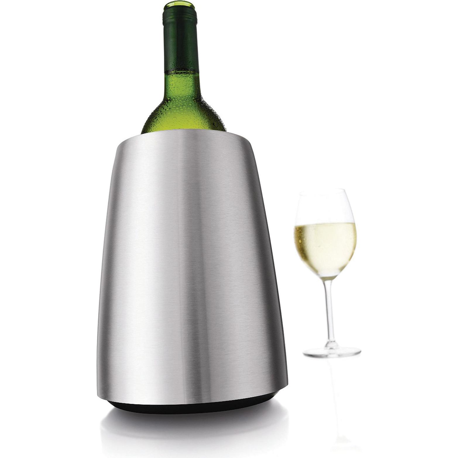 Vacu Vin Prestige, Flaschenkühler, Silber