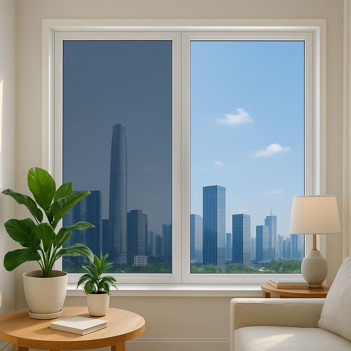 Actual product image Casativo 2er-Set Sichtschutzfolie, silber-matt, 60 x 200 cm (60 x 200 cm)