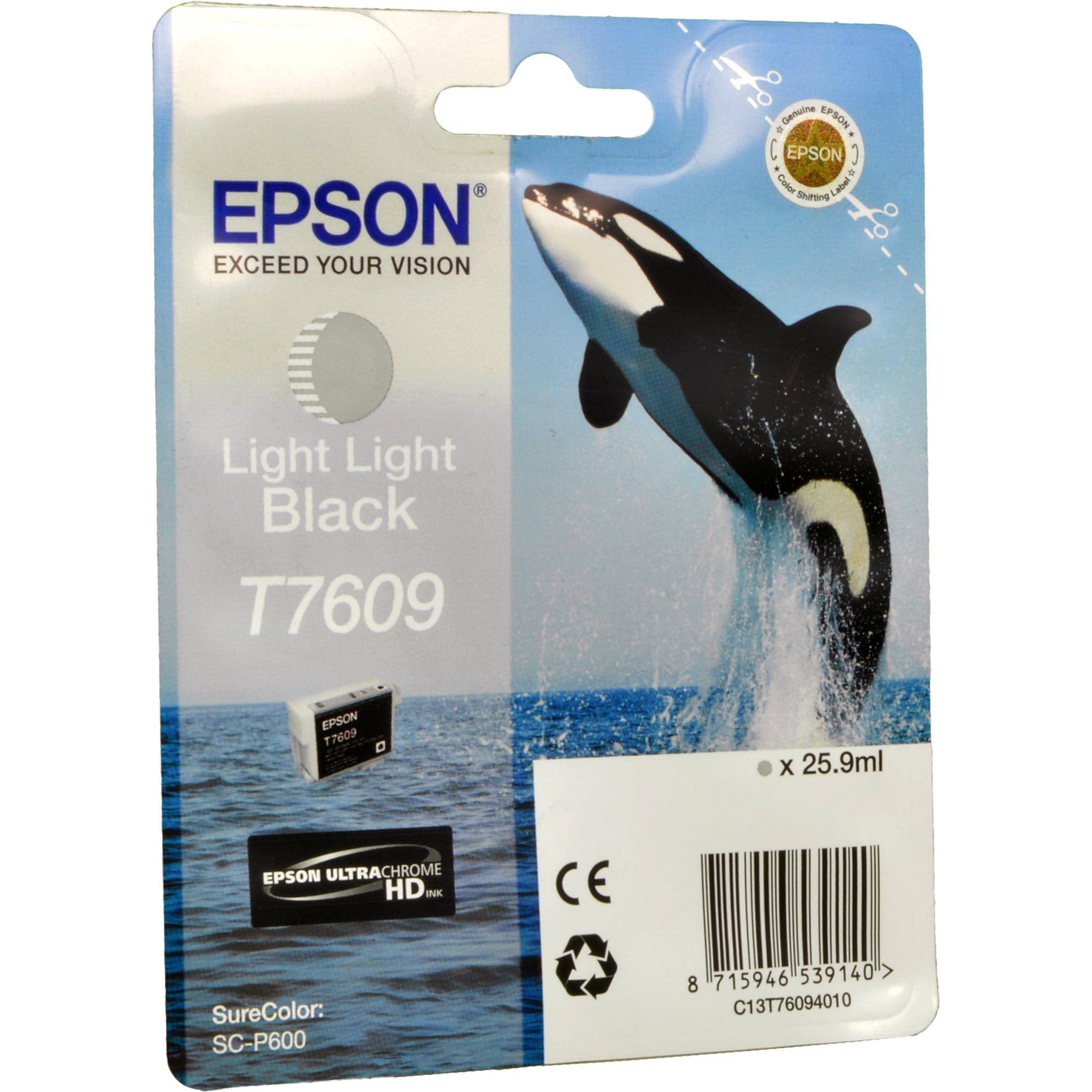Epson, Druckerpatrone, T7609 Ultra Chrome HD (LLK)