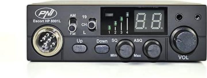 Actual product image PNI Escort HP 8001L CB radio package and ECH01 Echo and Roger Beep module