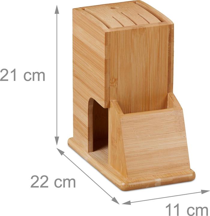 Image du produit Relaxdays Bloc à couteaux