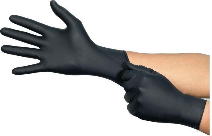 Ansell Einweghandschuh MicroFlex 94-242 Grösse XL schwarz Nitril EN374 PSA-Kategorie III (XL)