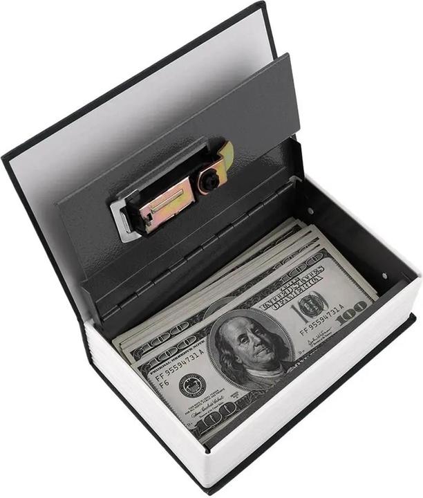 Produktbild Extralink Home Sejf Książka Słownik Metalowa Kasetka Na Pieniądze Klucze Stalowa Skrytka S-405