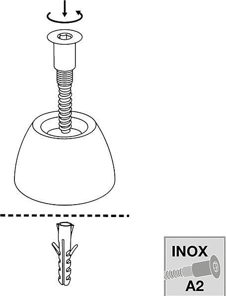 Produktbild Wagner System design yourself EH 5200 Türstopper Gummi (2 Stück)