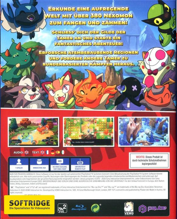 Produktbild Pqube Nexomon: Extinction (PS4, DE)