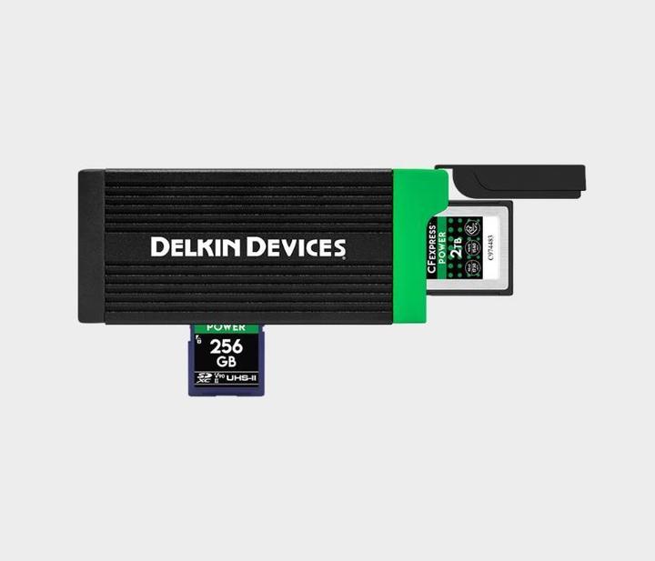 Produktbild Delkin USB 3.2 CFexpress Type B & SD UHS-II Reader (USB 3.2, USB 3.1)