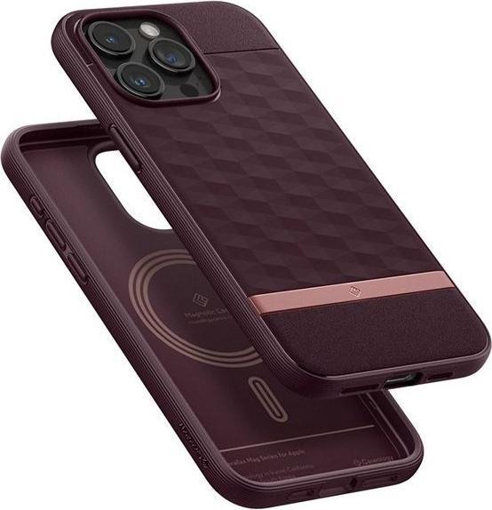 Image du produit Caseology Parallax MAG iPhone 15 Pro Max 6.7" Magsafe Burgundowy/Burgundy ACS06616 (Apple iPhone 15 Pro Max)