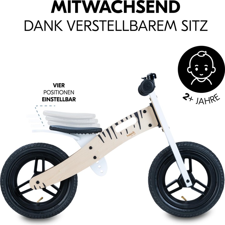 Image du produit Hauck Balance N Ride Zebra (12")