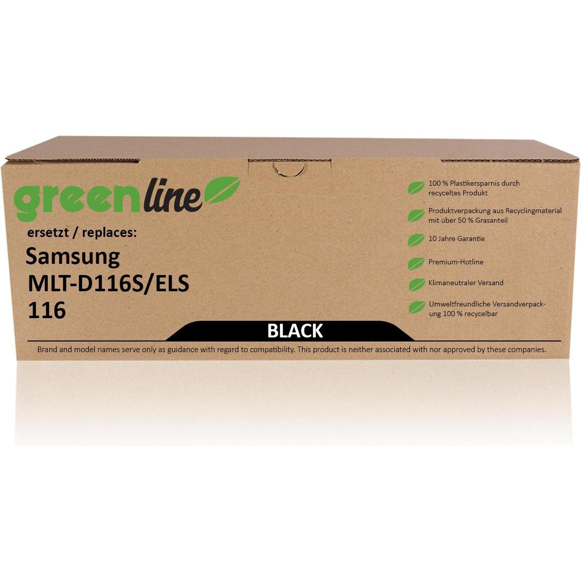Inkadoo, Toner, Toner greenline ersetzt Samsung MLT-D 116 S/ELS / 116 XXL Toner