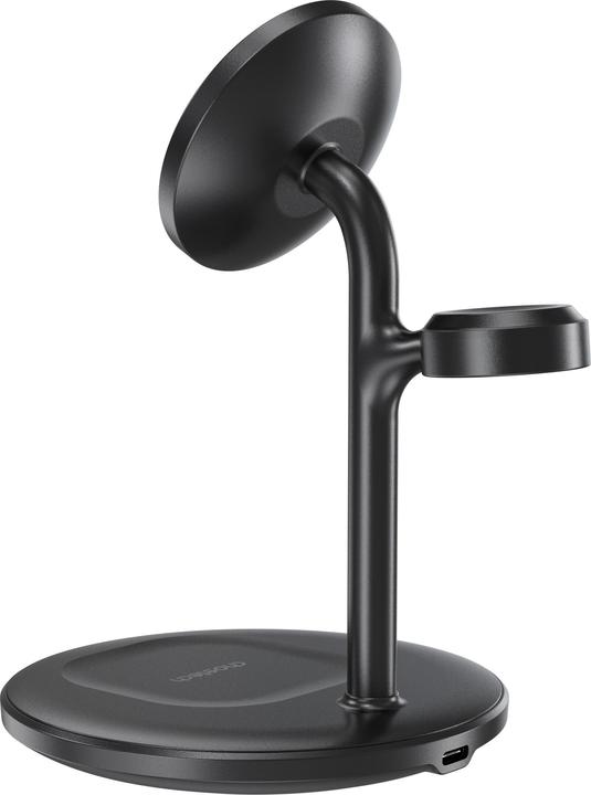 Image du produit Choetech Chargeur sans fil avec support 3en1 (noir) (15 W)
