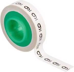 Produktbild 3M Kabelmarkierer Rolle "9" (110 mm, 3 Stk.)