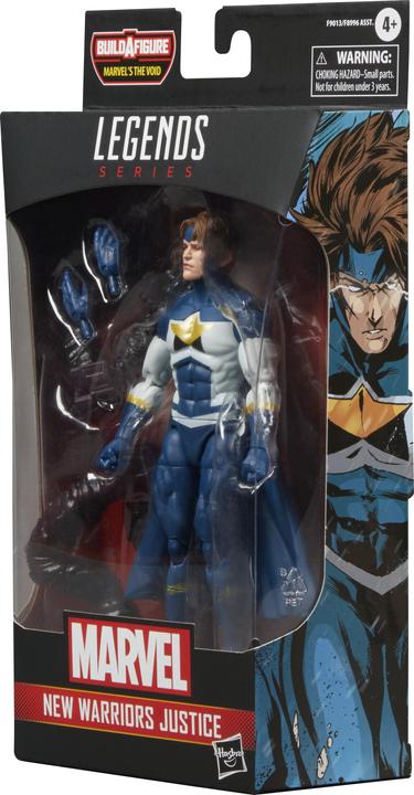 Actual product image Hasbro Marvel Legends Action Figure New Warriors Justice (BAF: Marvel's The Void) 15 cm