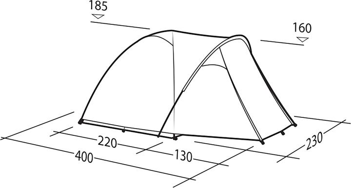Actual product image Robens Lago Flex 4 (Dome tent, 6.20 kg, 4 persons)