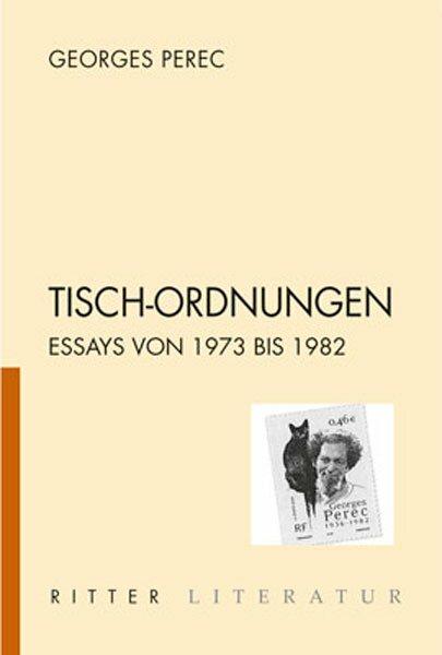 Produktbild Tisch-Ordnungen (Deutsch, Georges Perec, 2014)