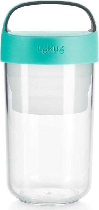 Produktbild Lékué Jar To Go türkis, gross 60 cl, Ø9.2 cm H 18.8 cm
