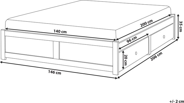 Immagine prodotto Beliani Brux (140 x 200 cm)