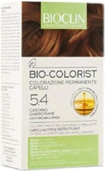 Immagine prodotto Bioclin Bio Colorist Colore Permanente per Capelli 5.4 Castano Chiaro Rame (5,4 Rame castagno chiaro)