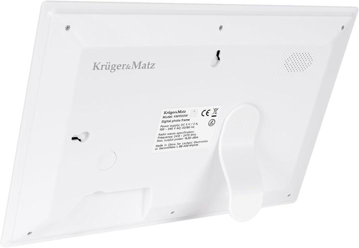 Image du produit Krüger&Matz Kruger&Matz cadre photo numérique FRAMEO Wi-Fi 10 1" blanc (10.10")