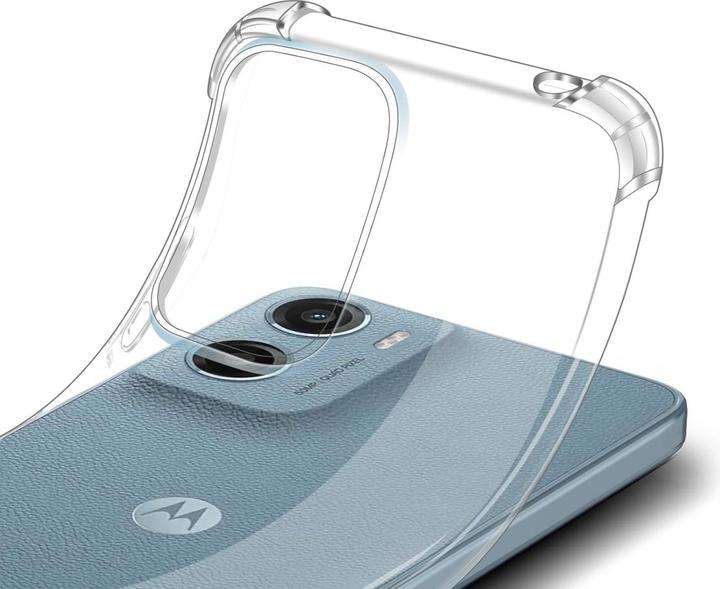 Actual product image Screenguard Crystal Soft Airbag Bumper Hülle (Motorola Moto E)