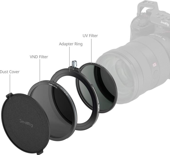 Produktbild SmallRig 82mm UV & VND Filter Kit 4781 (82 mm, ND- / Graufilter, UV-Filter, 82 mm)