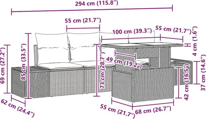 Produktbild vidaXL Brianna