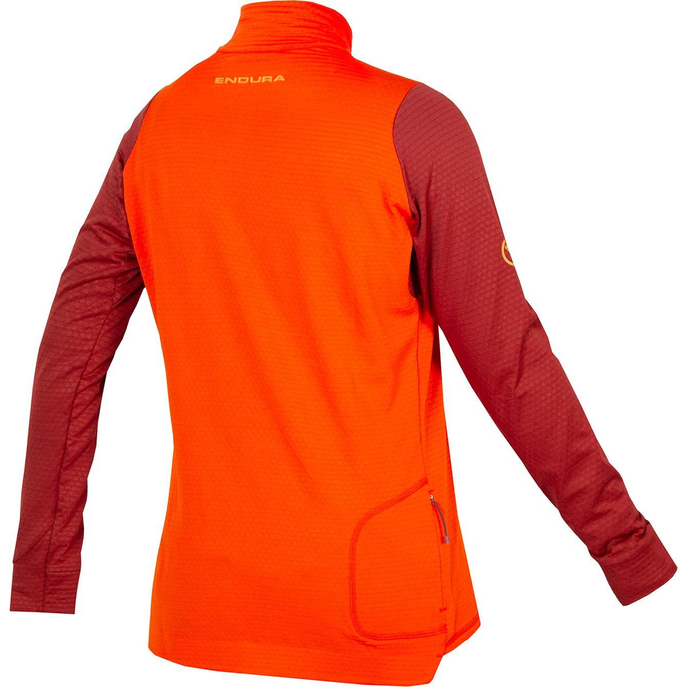 Endura, Damen, Velotrikot, Damen Singletrack Fleece (S, L), Orange, S, L